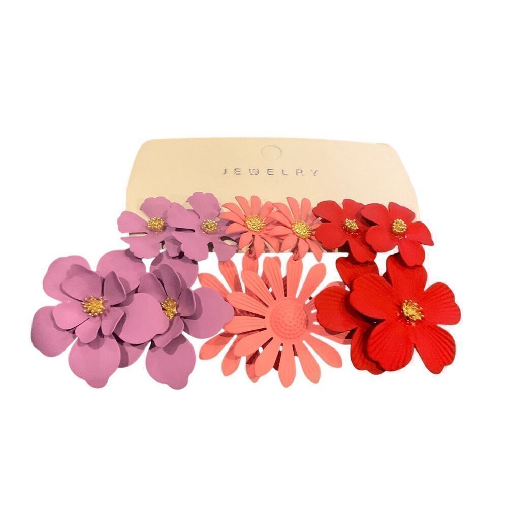 Variety of Flower Earrings